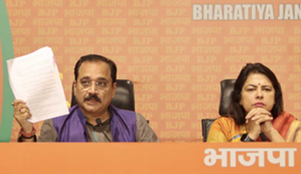 भाजपा ने दिल्ली जल बोर्ड में घोटाले की सीबीआई जांच की मांग की